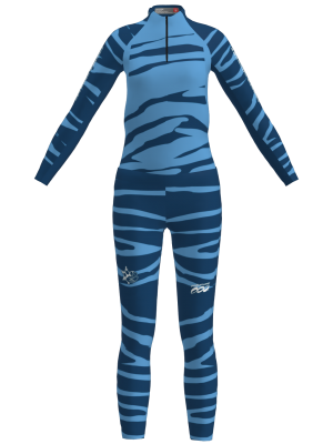 Podiumwear Women's Gold Two-Piece Race Suit