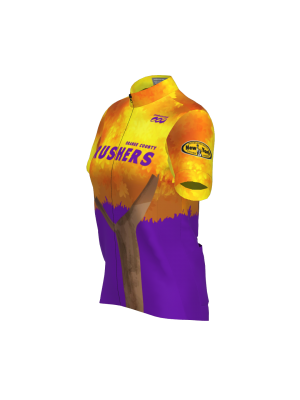Podiumwear Women's Gold Full Zip Jersey