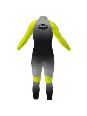 Podiumwear Nordic Child's Two-Piece Race Suit (Nordic Skiing) Back View
