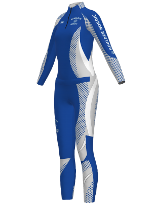 Podiumwear Women's Gold Two-Piece Race Suit