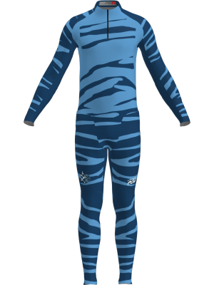 Podiumwear Unisex Gold Two-Piece Race Suit