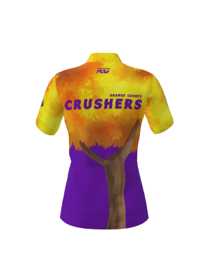 Podiumwear Women's Gold Full Zip Jersey