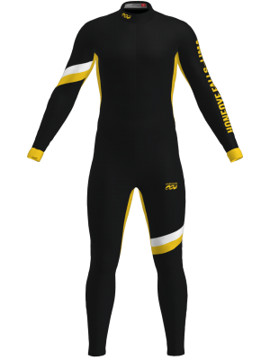 Podiumwear Unisex Gold One-Piece Race Suit