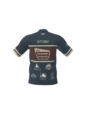 Podiumwear Men's Silver Short Sleeve MTB Jersey - New Fabric 2025!