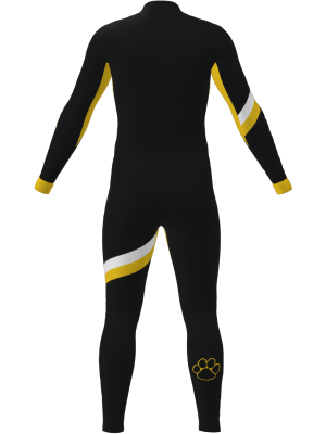 Podiumwear Unisex Gold One-Piece Race Suit