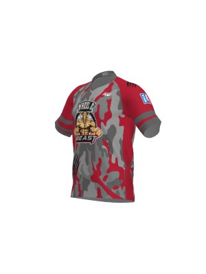 Podiumwear Men's Silver Short Sleeve MTB Jersey - New Fabric 2025!