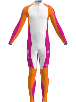 Podiumwear Unisex Gold Two-Piece Race Suit