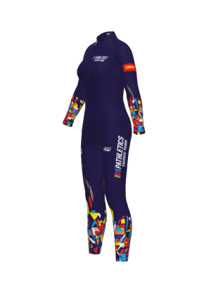 Podiumwear Women's Gold One-Piece Race Suit