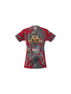 Podiumwear Women's Silver Short Sleeve MTB Jersey - NEW FABRIC 2025!
