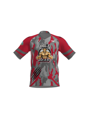 Podiumwear Men's Silver Short Sleeve MTB Jersey - New Fabric 2025!