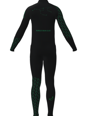 Podiumwear Unisex Gold Two-Piece Race Suit