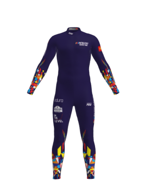 Podiumwear Unisex Gold One-Piece Race Suit