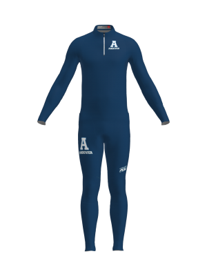 Podiumwear Unisex Gold Two-Piece Race Suit