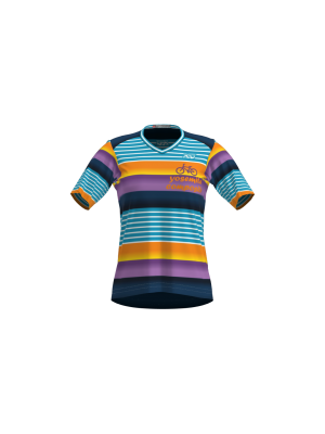 Podiumwear Women's Loose Fit Short Sleeve MTB Jersey - New Fabric 2025!