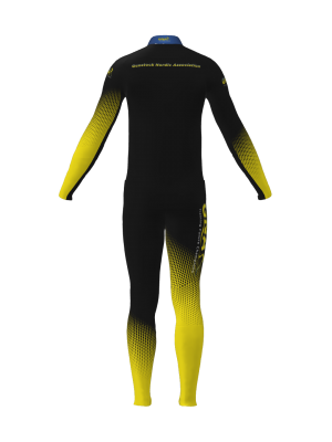 Podiumwear Unisex Gold Two-Piece Race Suit