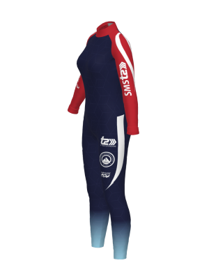 Podiumwear Women's Gold One-Piece Race Suit