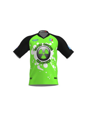 Podiumwear Men's Silver Short Sleeve MTB Jersey - New Fabric 2025!