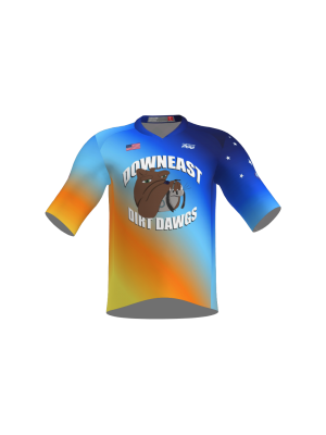Podiumwear Men's Loose Fit Short Sleeve MTB Jersey - New Fabric 2025!