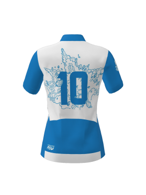 Podiumwear Women's Gold Full Zip Jersey