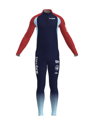 Podiumwear Unisex Gold Two-Piece Race Suit