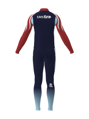 Podiumwear Unisex Gold Two-Piece Race Suit