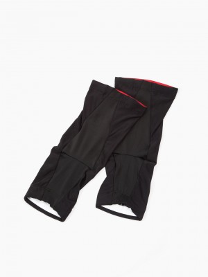 Podiumwear Dyed Black Kneewarmers