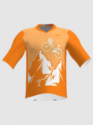 Podiumwear Men's Loose Fit Short Sleeve MTB Jersey