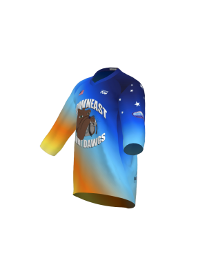 Podiumwear Men's Loose Fit Short Sleeve MTB Jersey - New Fabric 2025!