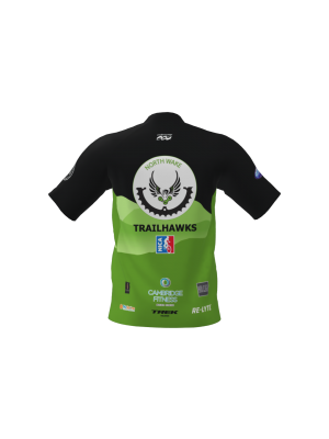 Podiumwear Men's Silver Short Sleeve MTB Jersey - New Fabric 2025!