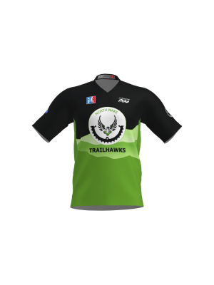 Podiumwear Men's Silver Short Sleeve MTB Jersey - New Fabric 2025!