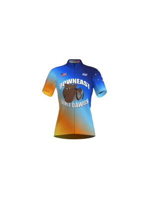 Podiumwear Women's Gold Full Zip Jersey