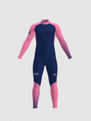 Podiumwear Unisex Gold One-Piece Race Suit