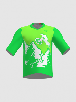 Podiumwear Men's Loose Fit Short Sleeve MTB Jersey - New Fabric 2025!