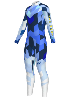 Podiumwear Unisex Gold One-Piece Race Suit
