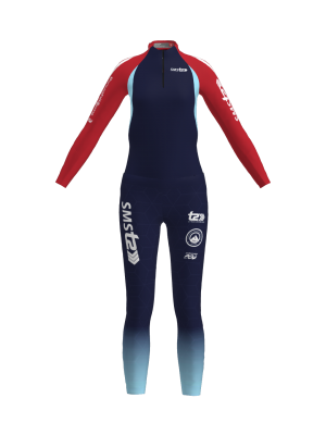 Podiumwear Women's Gold Two-Piece Race Suit