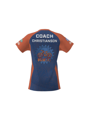 Podiumwear Women's Silver Short Sleeve MTB Jersey - NEW FABRIC 2025!