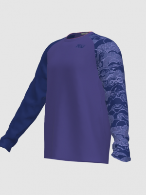Podiumwear Unisex Silver Long Sleeve Tech Tee - New Fabric 2025!