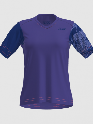 Podiumwear Women's Loose Fit Short Sleeve MTB Jersey - New Fabric 2025!