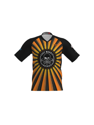 Podiumwear Men's Silver Short Sleeve MTB Jersey - New Fabric 2025!