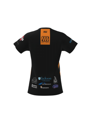 Podiumwear Women's Silver Short Sleeve MTB Jersey - NEW FABRIC 2025!