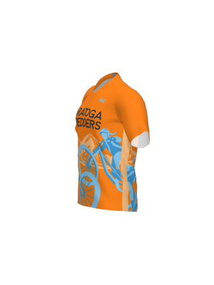 Podiumwear Men's Silver Short Sleeve MTB Jersey - New Fabric 2025!
