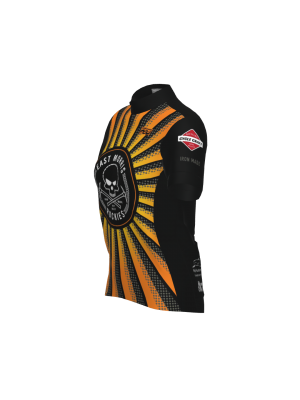 Podiumwear Women's Gold Full Zip Jersey