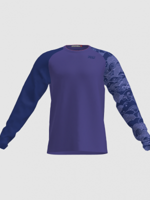 Podiumwear Unisex Silver Long Sleeve Tech Tee - New Fabric 2025!