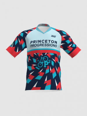 Podiumwear Men's Silver Short Sleeve MTB Jersey - New Fabric 2025!