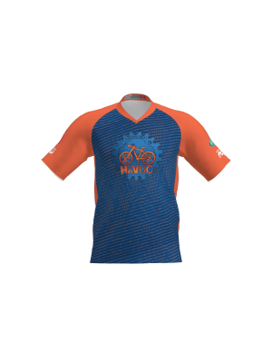 Podiumwear Men's Silver Short Sleeve MTB Jersey - New Fabric 2025!