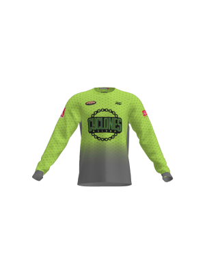 Podiumwear Unisex Silver Long Sleeve Tech Tee - New Fabric 2025!