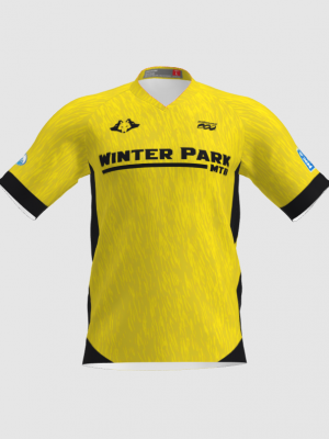 Podiumwear Men's Silver Short Sleeve MTB Jersey - New Fabric 2025!