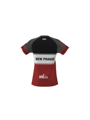 Podiumwear Women's Silver Short Sleeve MTB Jersey - NEW FABRIC 2025!