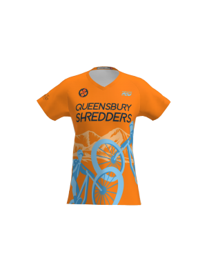 Podiumwear Women's Silver Short Sleeve MTB Jersey - NEW FABRIC 2025!