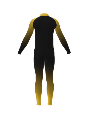 Podiumwear Unisex Gold Two-Piece Race Suit